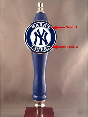 New custom york yankees sign beer tap handle kegerator