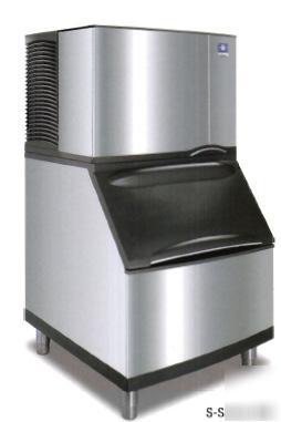 New manitowoc ice mach - 450 lbs- sy 455W on b-400 bin- 