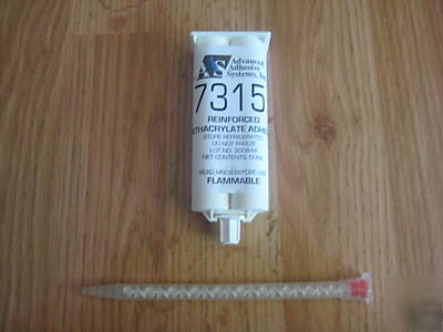 New methacrylate adhesive. 1.7OZ. with mixing nozzle 