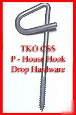 2 lot of p house hook 3/16 inch by 4 1/2 inch