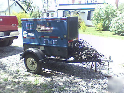  2005 miller big 40 welder-generator pk-trailer