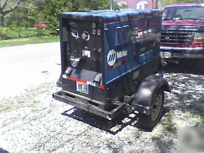  2005 miller big 40 welder-generator pk-trailer