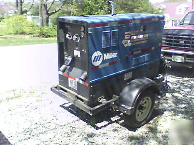  2005 miller big 40 welder-generator pk-trailer