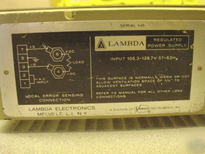 30V, 28AMP lab power supply, lambda lgs-f-28-ovr-8222
