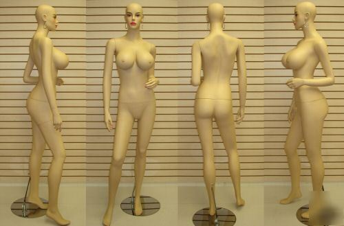 Beautiful busty female mannequin sy-0102 / with wig