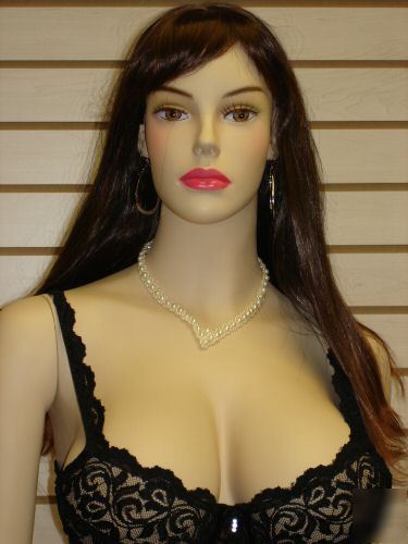 Beautiful busty female mannequin sy-0102 / with wig