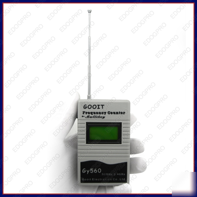 Digital radio frequency counter 50MHZ-2.4G lcd portable