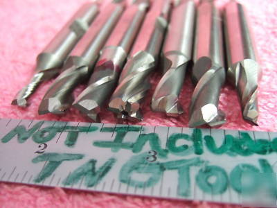 Endmills 7 various sizes all 4 bridgeport machinist bp