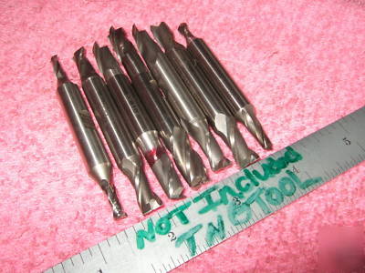 Endmills 7 various sizes all 4 bridgeport machinist bp