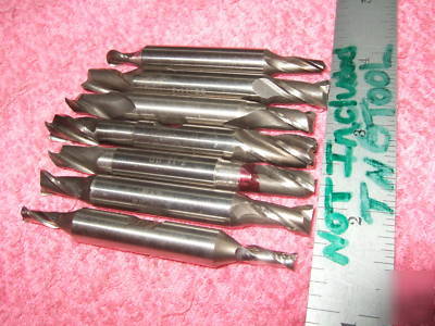 Endmills 7 various sizes all 4 bridgeport machinist bp