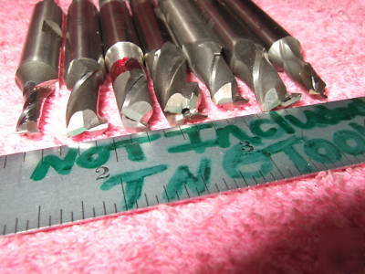 Endmills 7 various sizes all 4 bridgeport machinist bp