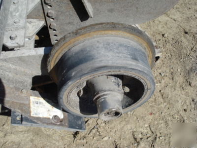 Harsco fairmont tamper railroad wheels for your pickup