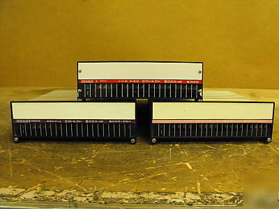 Lot of 3 gould modicon output modules different model#