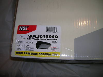 Semi-cutoff large wallpack 400 watt hps quad volt