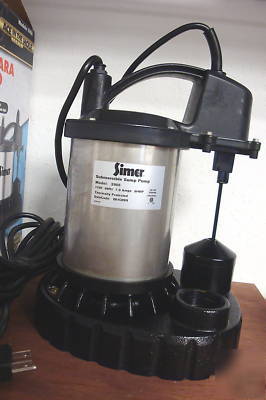 Simer 3/4 hp submersible sump pump 3988