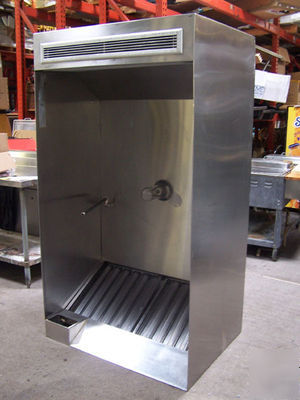 Stainless steel exhaust hood w/ make-up air 40