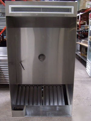 Stainless steel exhaust hood w/ make-up air 40