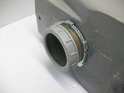 Hubbell BB10001W pin&sleeve back box 100/125 amp 1-1/2