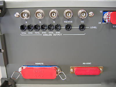 Leader 1603A programmable video generator