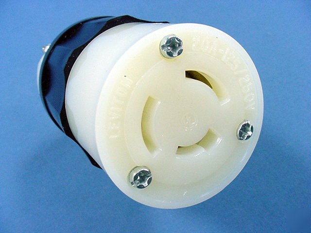 Leviton locking connector plug non-nema 20A 125/250V