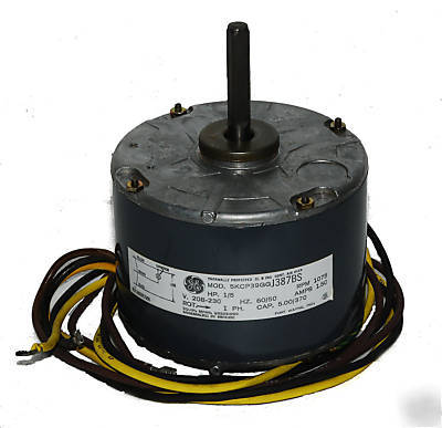 New 1/5 hp 1 phase 1075 rpm ge electric fan motor 