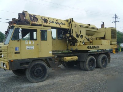 Nice gradall 880C truck mounted excavator backhoe