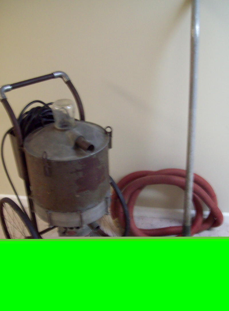 Vintage 1950S invincible commercial canister vacuum