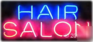 Hair salon neon sign large neon open signs lights - 073