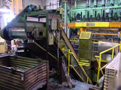 1200 ton verson 2-point straight side transfer press