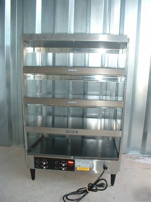 Hatco glo-ray quad shelf pizza warmer/merchandiser