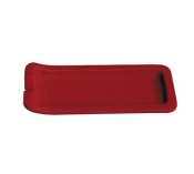 New cerise ceramic spoon rest