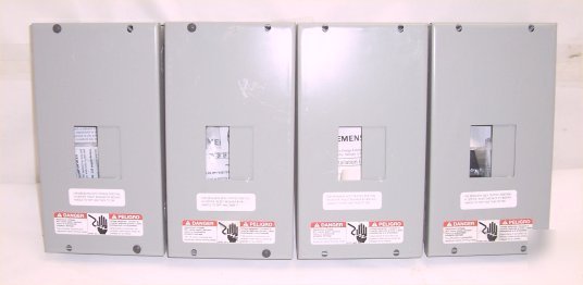 Siemens indoor load center 60 amp max lot enclosures 