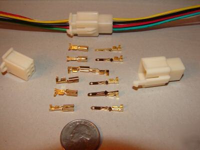 Stepper motor wiring quick connect 6 wire 20 amp.