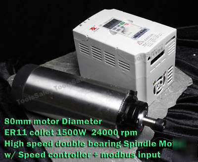 80MM spindle motor cnc milling router engraving modbus