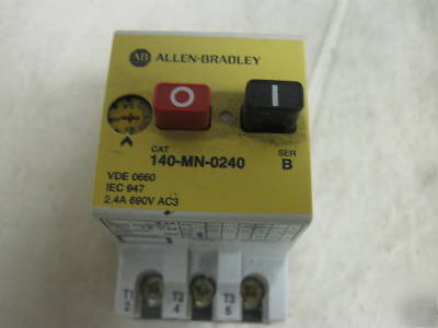 140-mn-0240 allen bradley manual motor starter