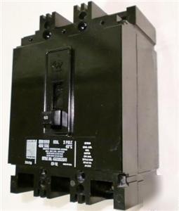 Euc westinghouse EHB3060 60 amp 480V 3 pole eh ehb-3060