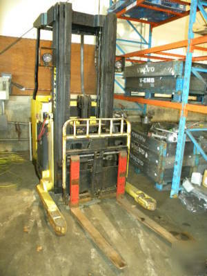 Hyster electric stacker fork lift- ee rated,good cond.