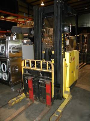 Hyster electric stacker fork lift- ee rated,good cond.