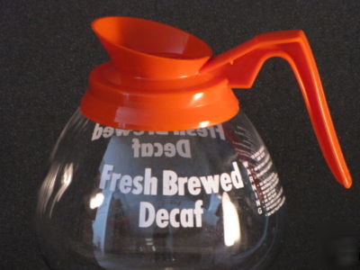 New 3 - ...fresh brewed decaf glass coffee pots