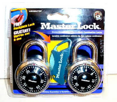 New master lock model 1500 combination twin pk padlock 