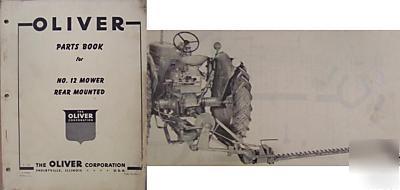 Oliver 12 sickle mower for oliver super 77 parts manual