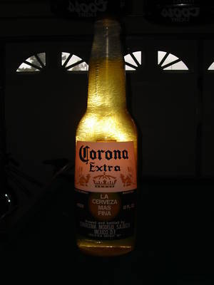 Vintage 3 feet promotional corona light 