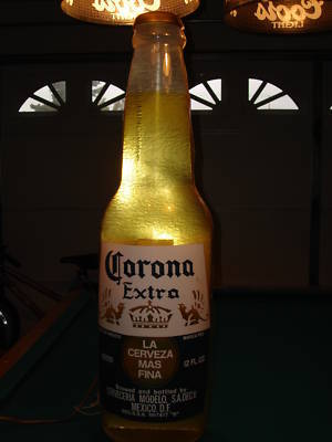 Vintage 3 feet promotional corona light 