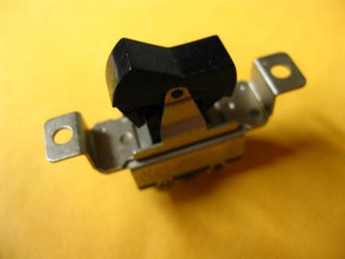 Vintage stackpole slide switch w/black rocker 4PCS