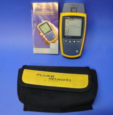 Fluke networks micro scanner 2 cable verifier