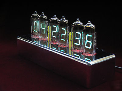 Handmade gps vfd nixie tube clock