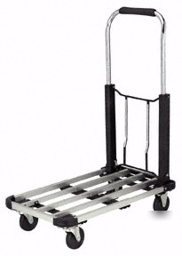 330 lb capacity foldable aluminum platform truck