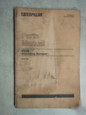 Caterpillar cat 623B elevating scraper parts book