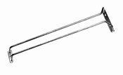 Chrome plated glass hanger rack - 16IN. - JR4517 - 4517