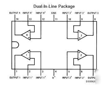 LM324 quad op amp dip ic kit with pcb (#1390)